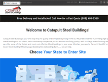 Tablet Screenshot of catapultsteel.com